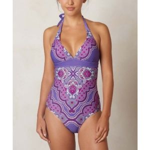Prana Purple Paisley Lahari One Piece XS NWT